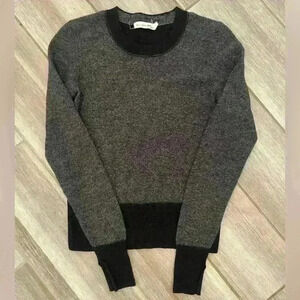 Rag and Bone 100% Merino Wool, two toned black and grey, Size XS